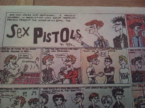 Sex Pistols Comic Strip Giant Newsprint Poster Pin Up X Inches