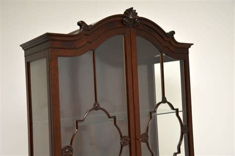 Antique Victorian Mahogany Display Cabinet | Marylebone Antiques