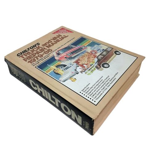 Chilton's Truck and Van Repair Manual Pick UPS Vans RVS 4 Wheel Drives ... 