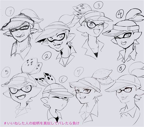 그림체가 다 달라★ Splatoon Fan Art Sketches