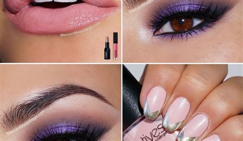 Maryam Maquillage Smokey Purple Pink Nude Summer Look