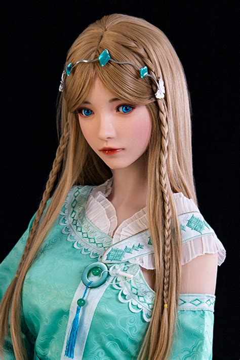 Lifelike Asian Cute Silicone Head Sex Doll Rong 158cm Kanadoll
