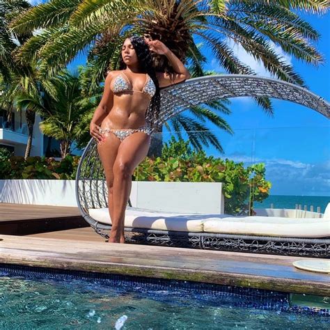 Ashanti Almost Looks Naked In String Bikini Photos Video The