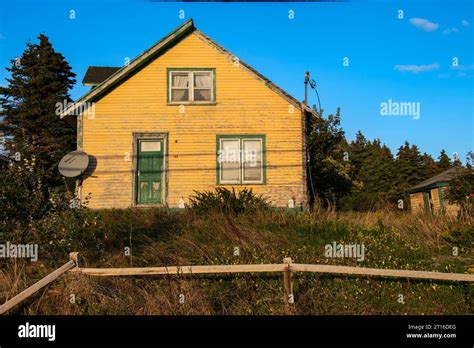 Fixer Upper House In Dildo Newfoundland Labrador Canada Stock Photo