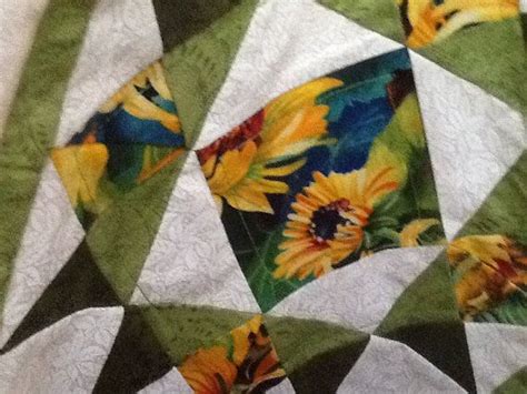 Sunflower Patchwork Pillow Sham Patchwork Pillow Pillow Shams Etsy