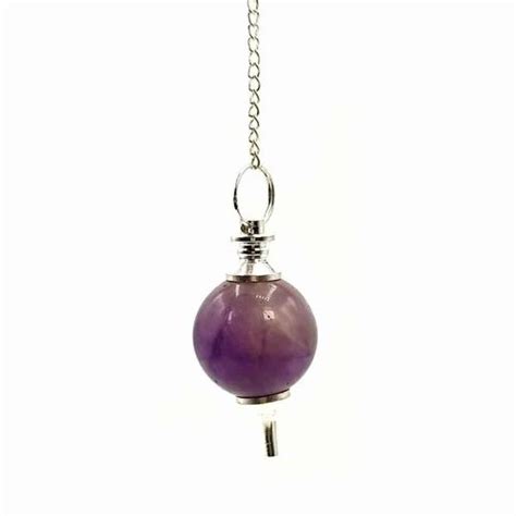 Purple Amethyst Ball Pendulum At Rs 70piece In Vadodara Id 25988448073