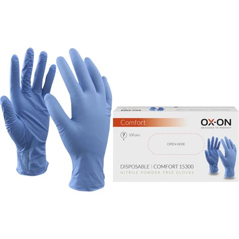 OX-ON 150.17 HANDSKE CE 10 BLÅ 100 STK