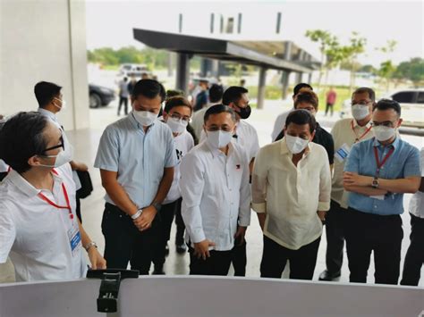 President Duterte Leads Inspection Of National Academy Of Sports