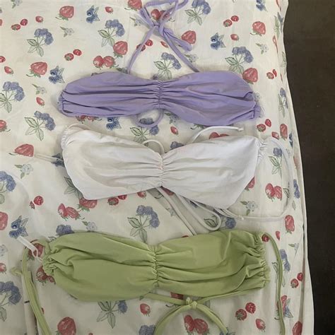 3 Subtiltled Bikini Tops RRP 34 95 Each Selling All Depop