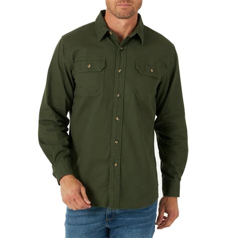 Wrangler Wrangler Mens Epic Soft Long Sleeve Twill Woven Shirt