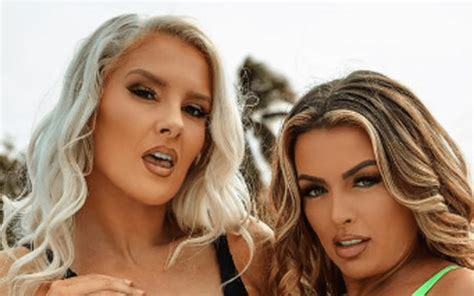 Ex WWE Stars Mandy Rose Lacey Evans Heat Up Instagram With Boat Bikini Collab