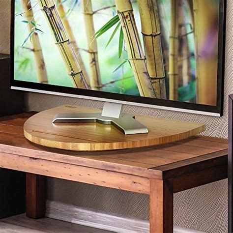 Prosumer S Choice Bamboo Tv Swivel Stand For Led Lcd