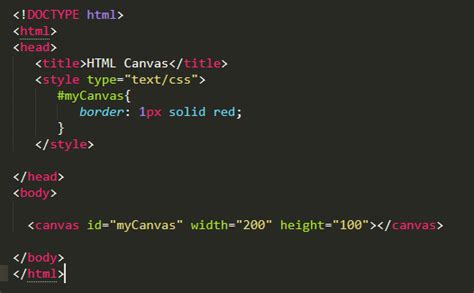 Html Canvas Tutorial For Beginners