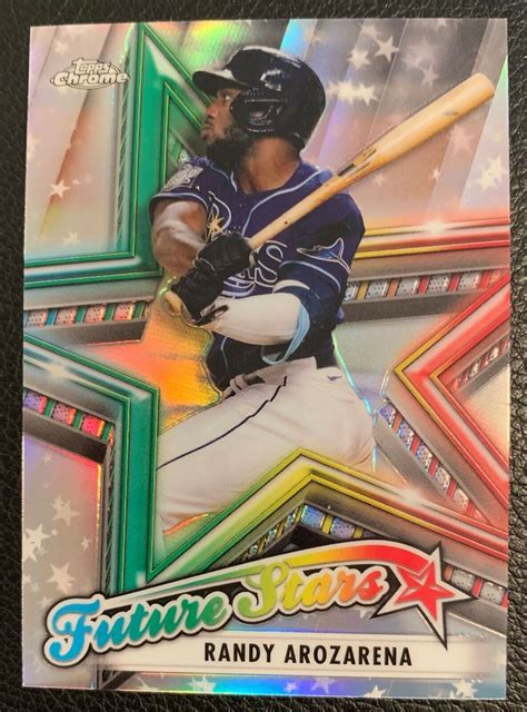 Topps Chrome Randy Arozarena Tampa Bay Rays Future Stars Insert Fs