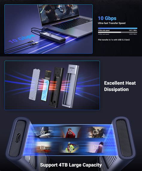 UGREEN CM559 M.2 NVMe SSD Enclosure 15511 at best price in Pakistan ...