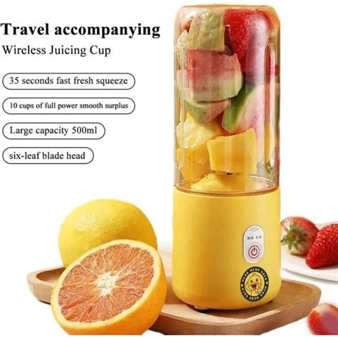 M Langeur Portable Rechargeable M Langeur De Jus De Fruits Frais