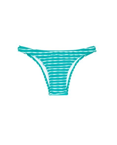 Brazylijskie Figi Do Bikini Z Motywem W Fale Calcinha Ondas Azul Marka Rio De Sol