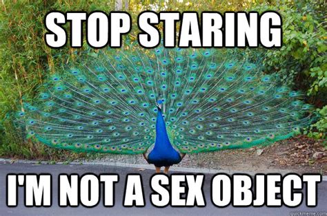 Stop Staring I M Not A Sex Object Misc Quickmeme