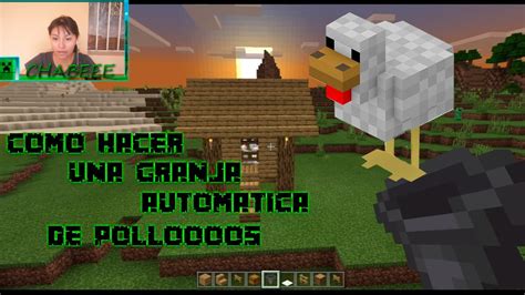 Minecraft C Mo Hacer Una Granja Autom Tica De Pollos Youtube