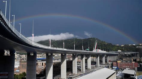 Linaugurazione Del Nuovo Ponte Di Genova