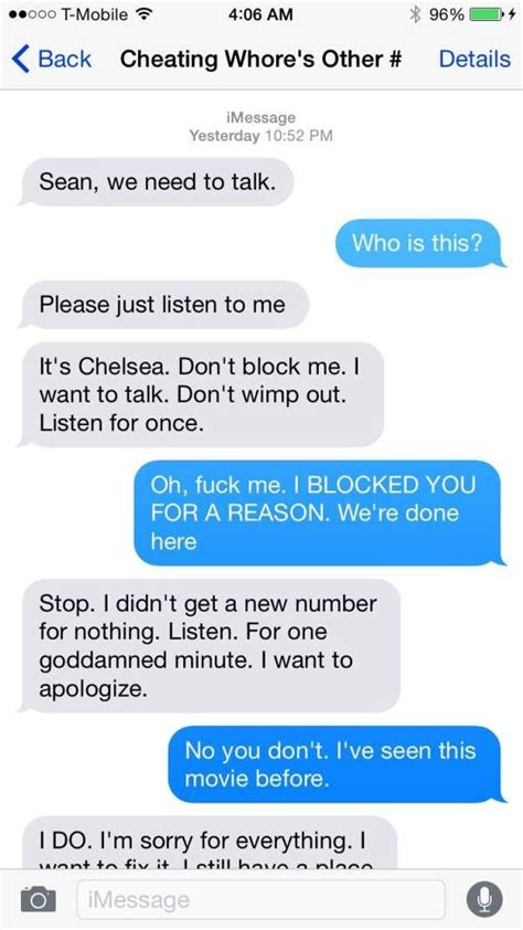 Crazy Ex Gf Sends Harassing Texts But Dude Shuts Her Down Quick Text O Rama Crazy Ex Crazy