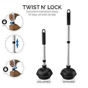 Amazon Neiko A Toilet Plunger Set Piece Bonus Mini Sink