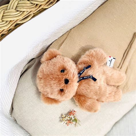 Doudou Ours Le Petit Frenchie Marron Cm Ma Lou Tradition