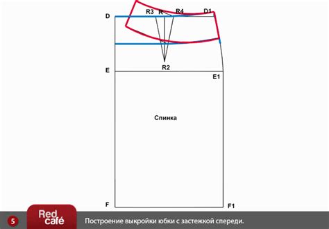 RedCafe | Моделирование женской юбки с застежкой спереди из основы ...