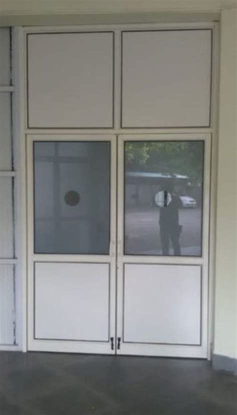 Aluminum Frame Hinged Office Aluminum Glass Door Thickness Mm