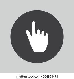 Fuck Off Gesture Symbol Circle Vector Stock Vector Royalty Free 1015267981 Shutterstock