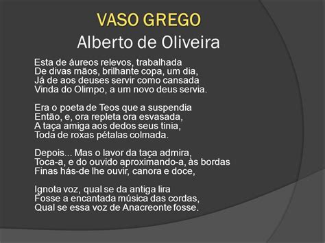 Poesias Alberto De Oliveira - Poema De Alberto De Oliveira - RETOEDU
