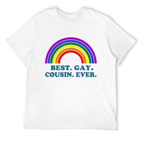 Best Gay Cousin Ever Shirt Lgbtq For Men Men T Shirt White Medium Walmart