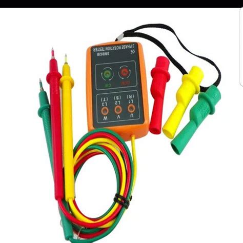 Jual SM852B 3 PHASE ROTATION TESTER INDICATOR DETECTOR METER LED BUZZER