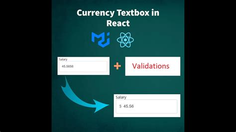 Creating Your Own React Currency Input Component YouTube