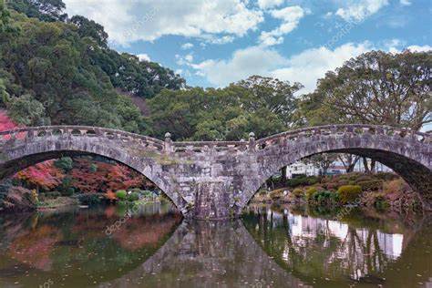 nagasaki, kyushu - December 10, 2022: The Meganebashi or Spectacles ...