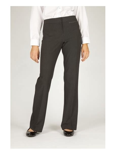 Girls Mid Grey School Trousers Broadbridges