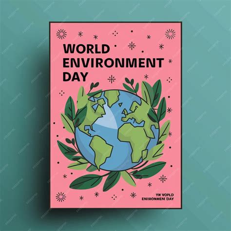 Premium Photo World Environment Day Poster Illustration