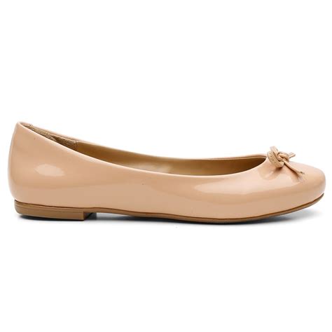 Sapatilha Feminina Sintético Bico Fino Nude KRN SHOES Calçados Casuais