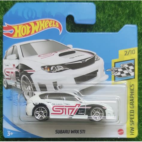 Hot Wheels Hw Subaru Wrx Sti Short Card Shopee Malaysia