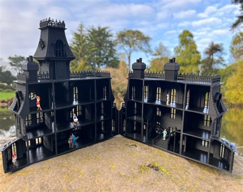 Victorian Gothic Haunted Dollhouse Witch House Handmade By Artist