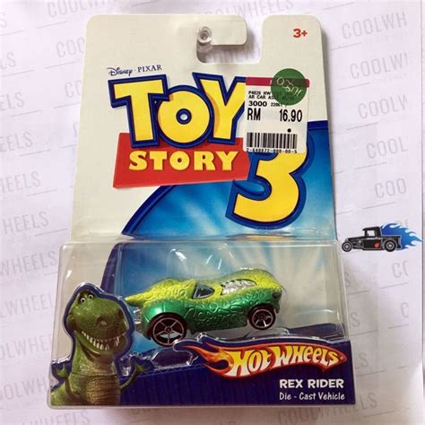 Hot Wheels Toy Story Character Cars Rex Rider Lazada