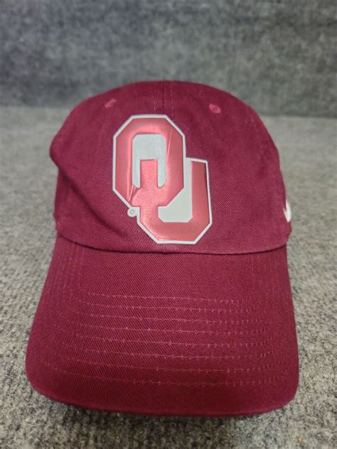 Nike Ou Oklahoma Sooners Adjustable Strap Hat Gem