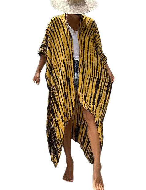Bsubseach Women Long Beach Swimsuit Cover Ups Sexy Bikini Beach Kimono Cardigan Walmart