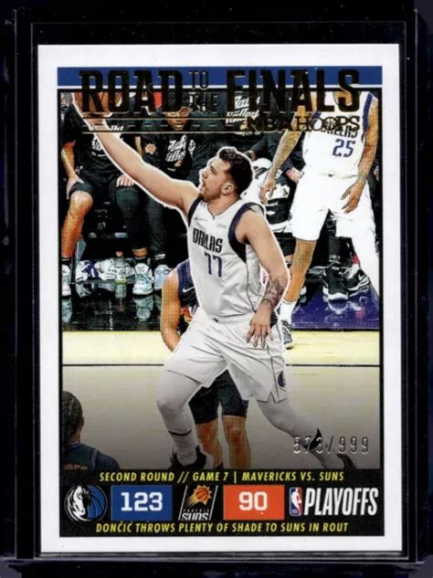 2022 23 PANINI NBA Hoops Road to the Finals deuxième tour 999 Luka