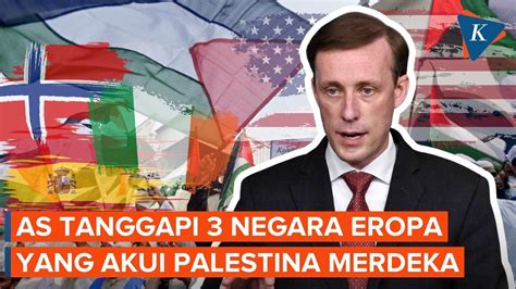 Tanggapan AS Soal Negara Negara Eropa Beri Pengakuan Kedaulatan