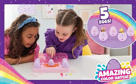 Hatchimals Alive Rainbow Splash Egg Carton With 5 Mini