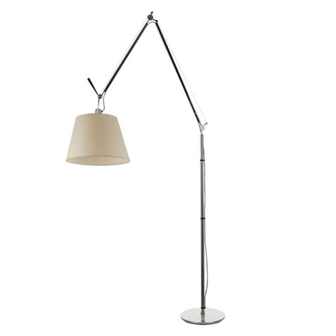 Artemide Tolomeo Mega Floor Lamp E27 ON OFF In Parchment Paper 360