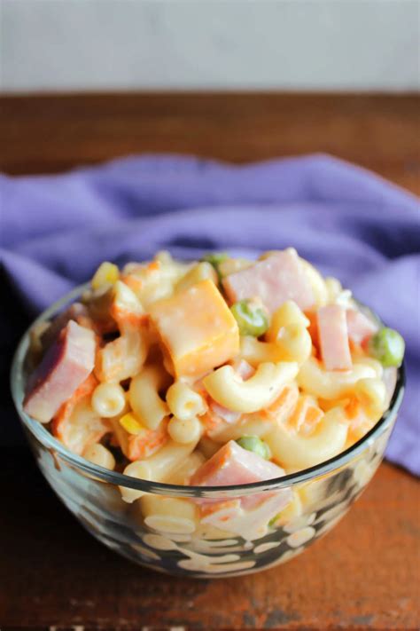 Sweet Macaroni Salad Cooking With Carlee