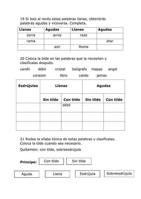 Lengua Castellana Activity For 6 Live Worksheets