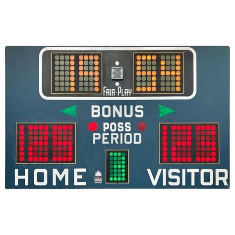Fair Play 1970s Basketball Scoreboards